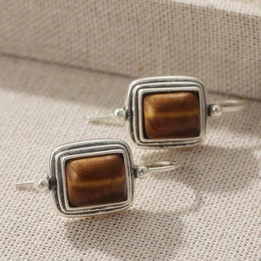Classic Geometric Drop Earrings