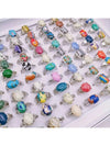 Vintage Natural Stone Ring Set