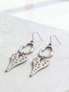 Vintage Bohemian Hollow Heart Earrings