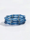 Bohemian Acrylic Marble Beaded Bracelet Set