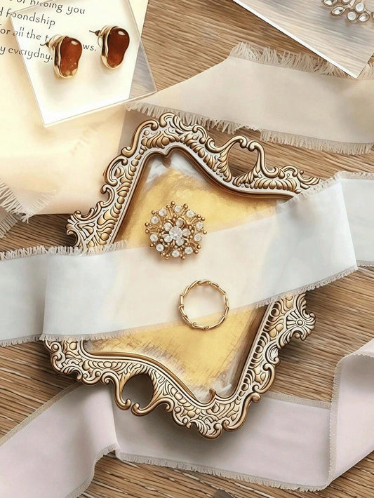 Vintage Gold Ring Dish