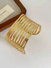 Gold Flower Bangle