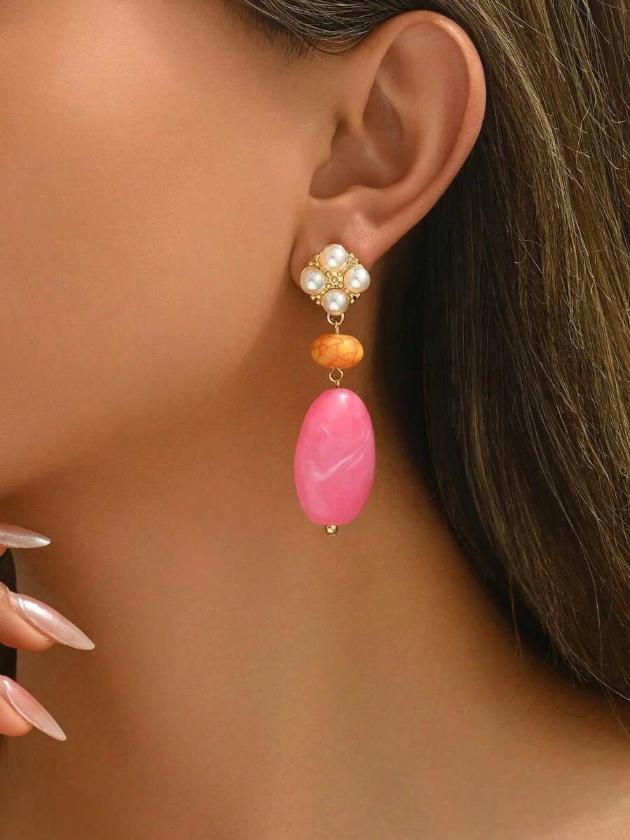Bohemian Gold Drop Earrings