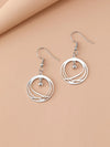 Aomogo Stainless Steel Drop Earrings