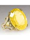 Boho Red Cubic Zirconia Ring
