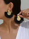 Metallic Tassel Earrings