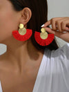 Metallic Tassel Earrings