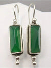Minimalist Rectangular Dangle Earrings