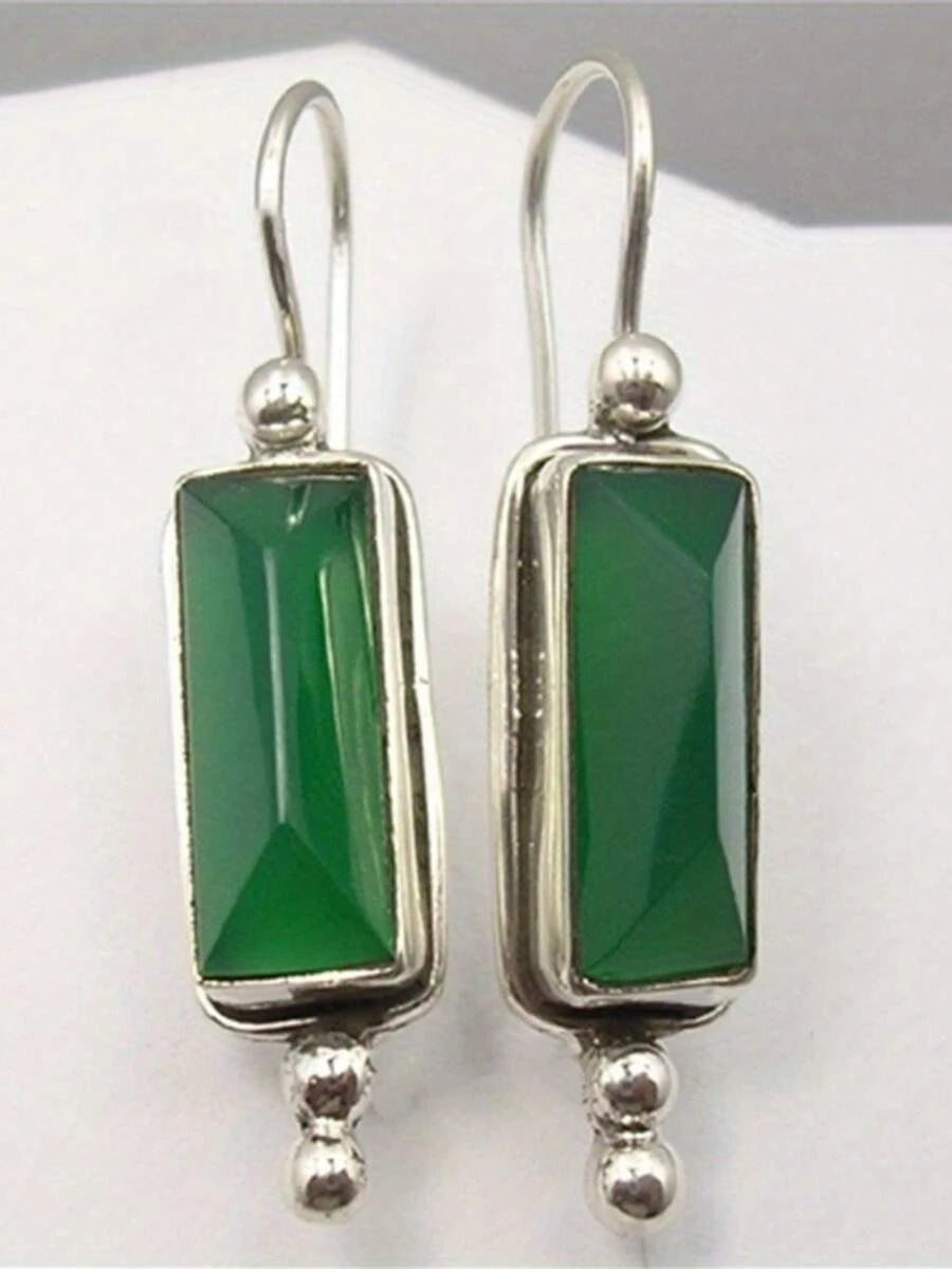 Minimalist Rectangular Dangle Earrings