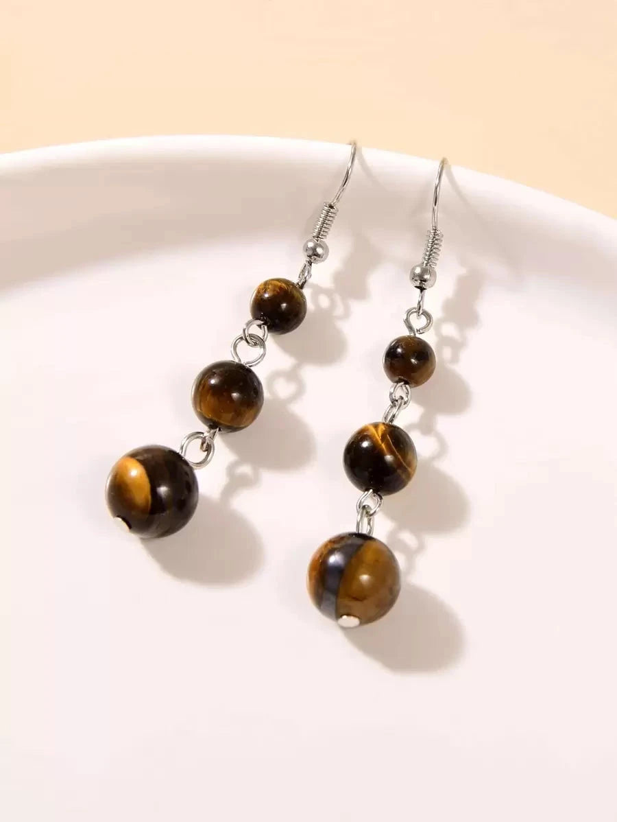 Stone Drop Earrings