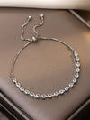 Andkiss Cubic Zirconia Decor Bracelet