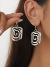 Vintage Style Geometric Drop Earrings