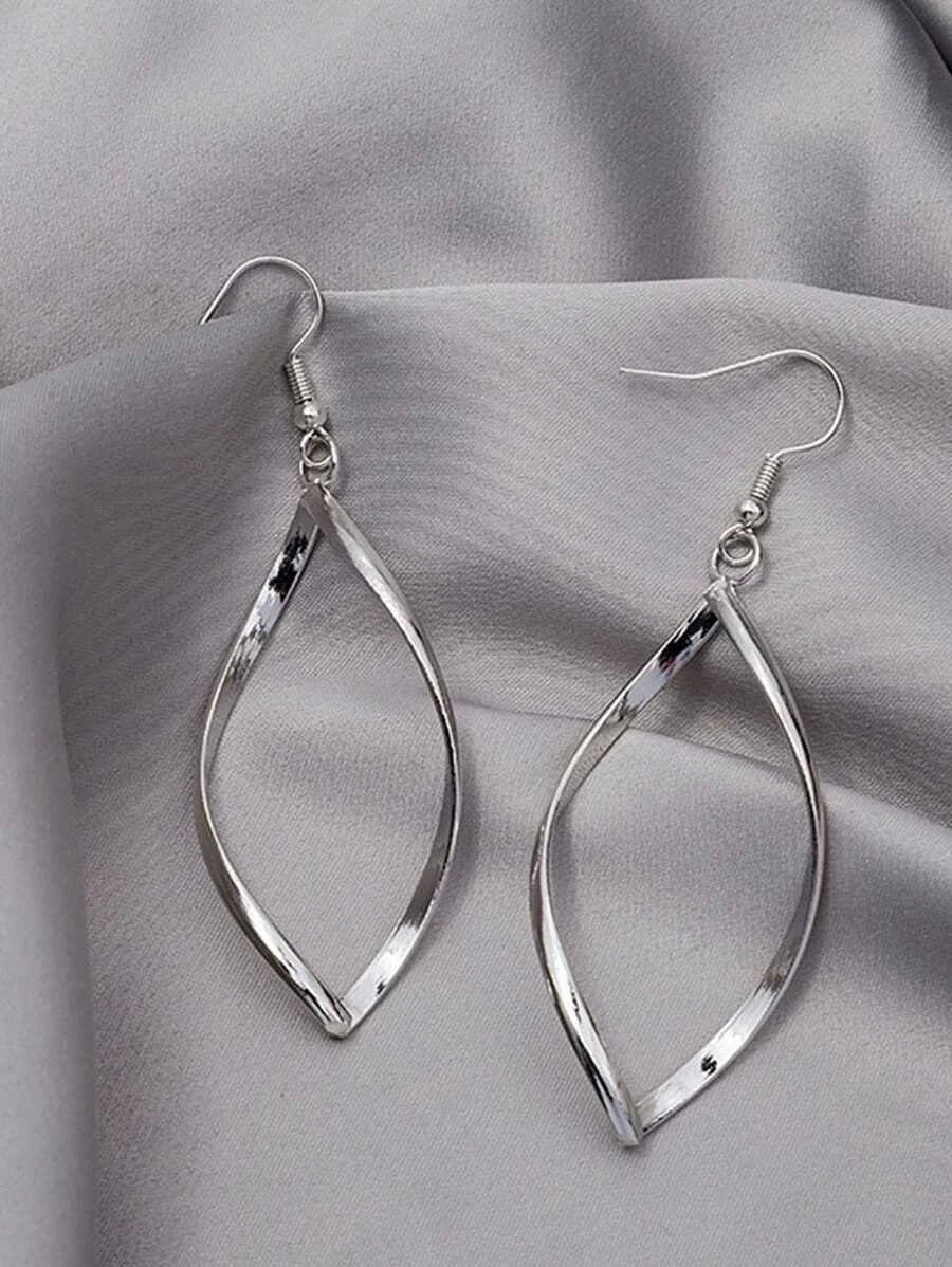 Vintage Twisted Textured Hoop Earrings