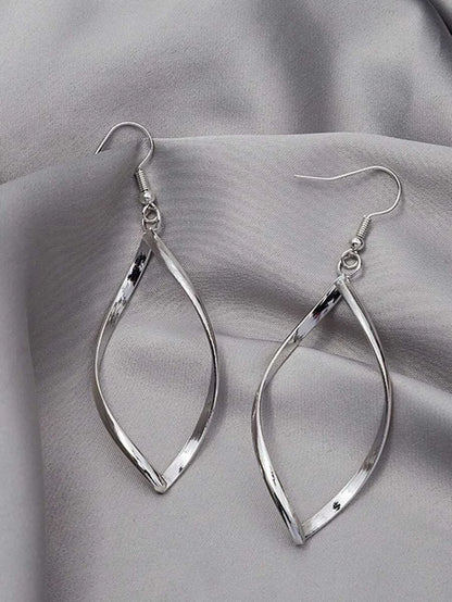 Vintage Twisted Textured Hoop Earrings