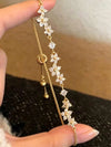 Rhinestone Floral Stretch Bracelet