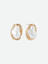 Vintage Elegant Pearl Stud Earrings
