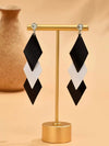 Korean Retro Leaf Tassel Earrings