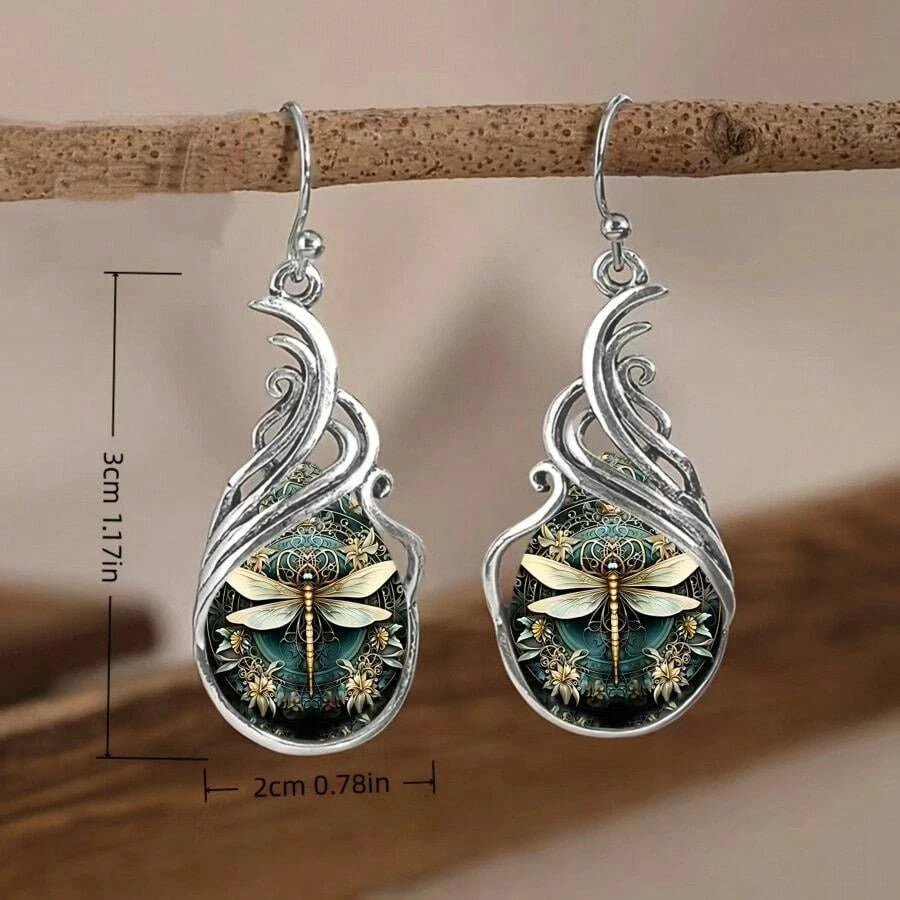 Bohemian Vintage Dragonfly Earrings