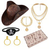 Womens Pirate Hat Set