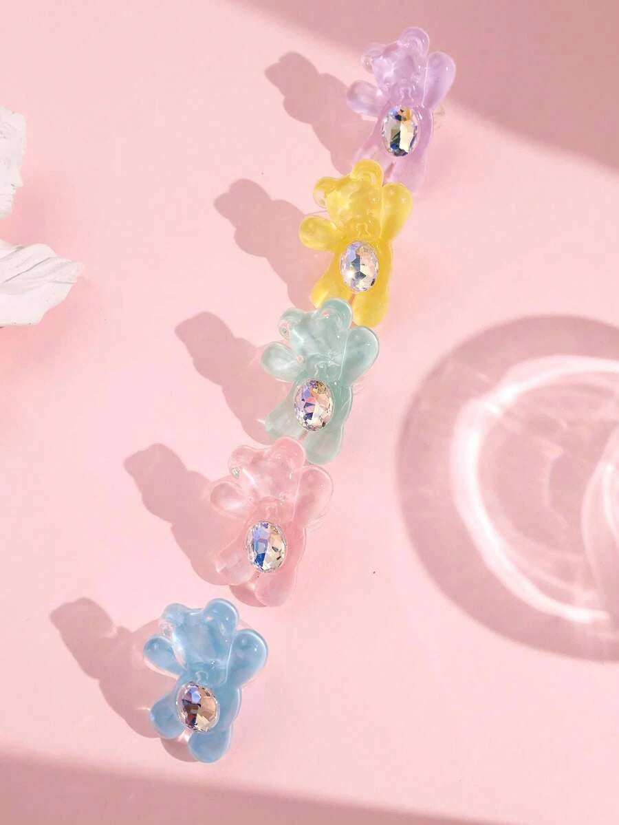 Colorful Asymmetrical Bubble Resin Ring
