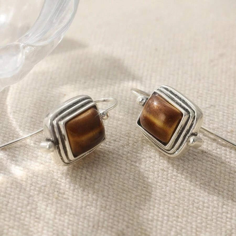 Classic Geometric Drop Earrings