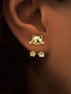 Vintage Cat Claw Hook Earrings