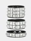 Punk Rivet Leather Bracelet Set