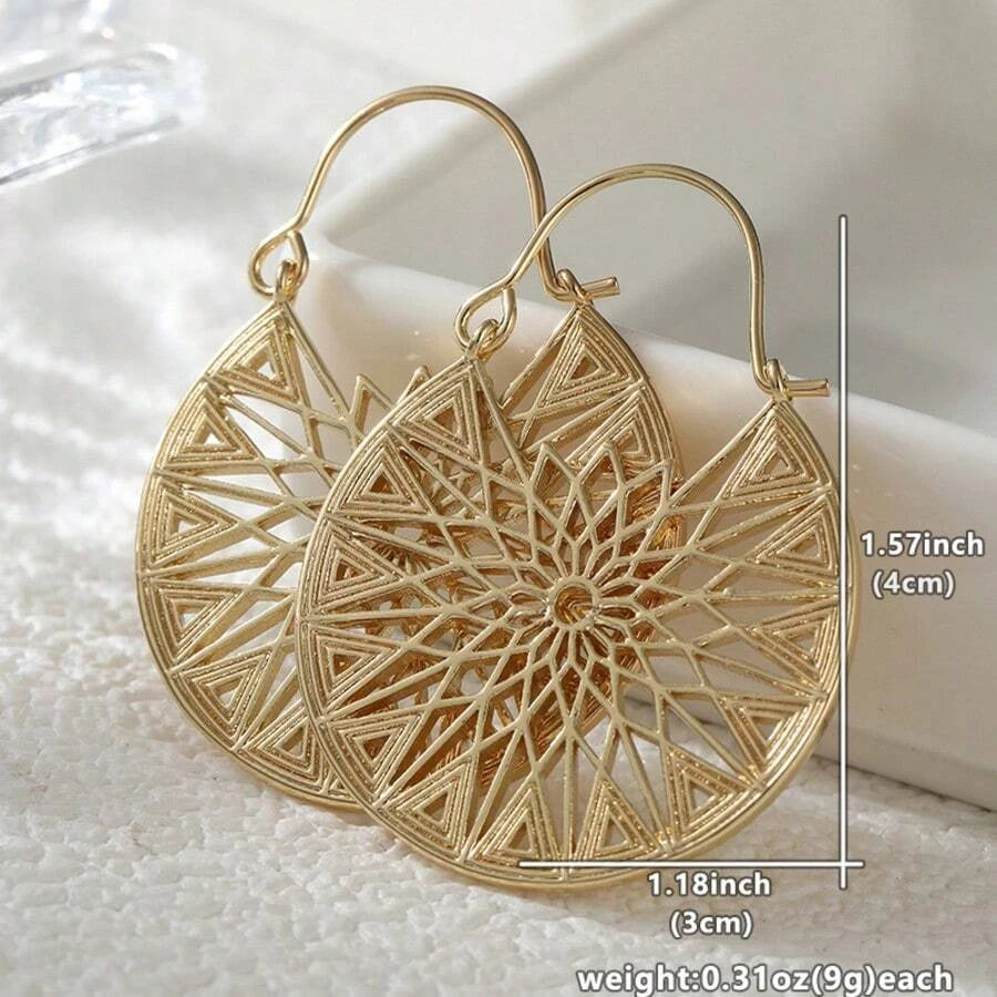Classic Copper Hoop Earrings