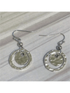 Bohemian Vintage Hollow Round Pendant Earrings