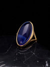 Gold Plated Stainless Steel Crystal Ring