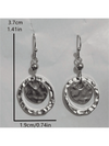 Bohemian Vintage Hollow Round Earrings