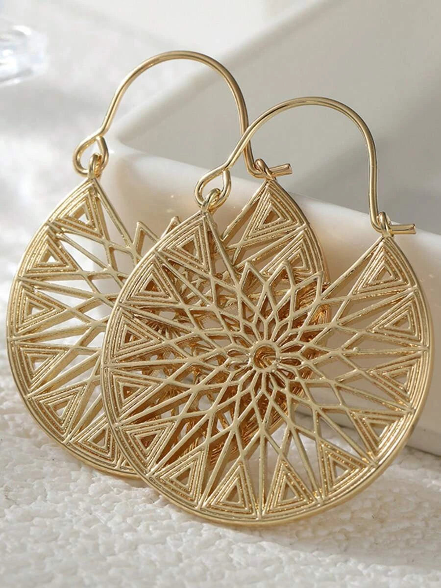 Classic Copper Hoop Earrings