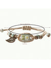 Delicate Ceramic Floral Bracelet Set