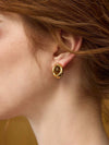 Natural Tiger Eye Stud Earrings