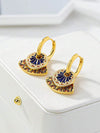 Colorful Enamel Clover Earring Studs