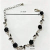 Minimalist Black Rose Bracelet