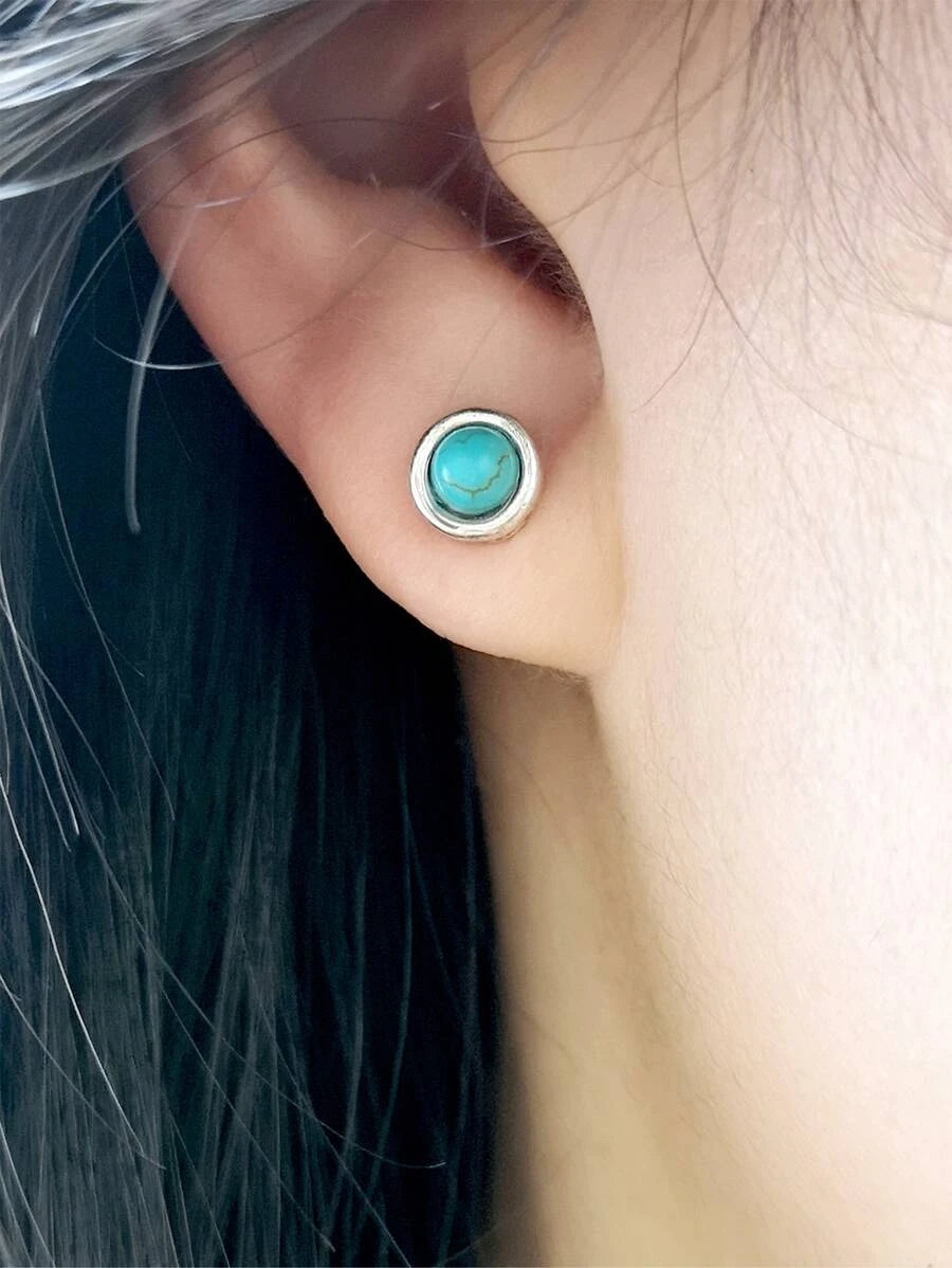 Minimalist Crystal Stud Earrings