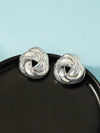 Chic Lacquered Geometric Earrings