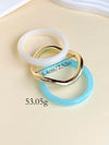 Vintage Acrylic Resin Bangle Set