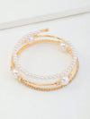 Faux Pearl Rhinestone Jewelry