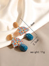 Geometric Decor Drop Earrings