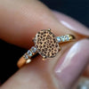 Leopard Print Oval Stone Ring