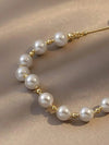 Faux Pearl Beaded Bracelet