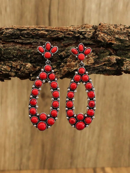 Turquoise Cat Claw Earrings