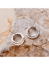 Bohemian Vintage Hollow Round Pendant Earrings