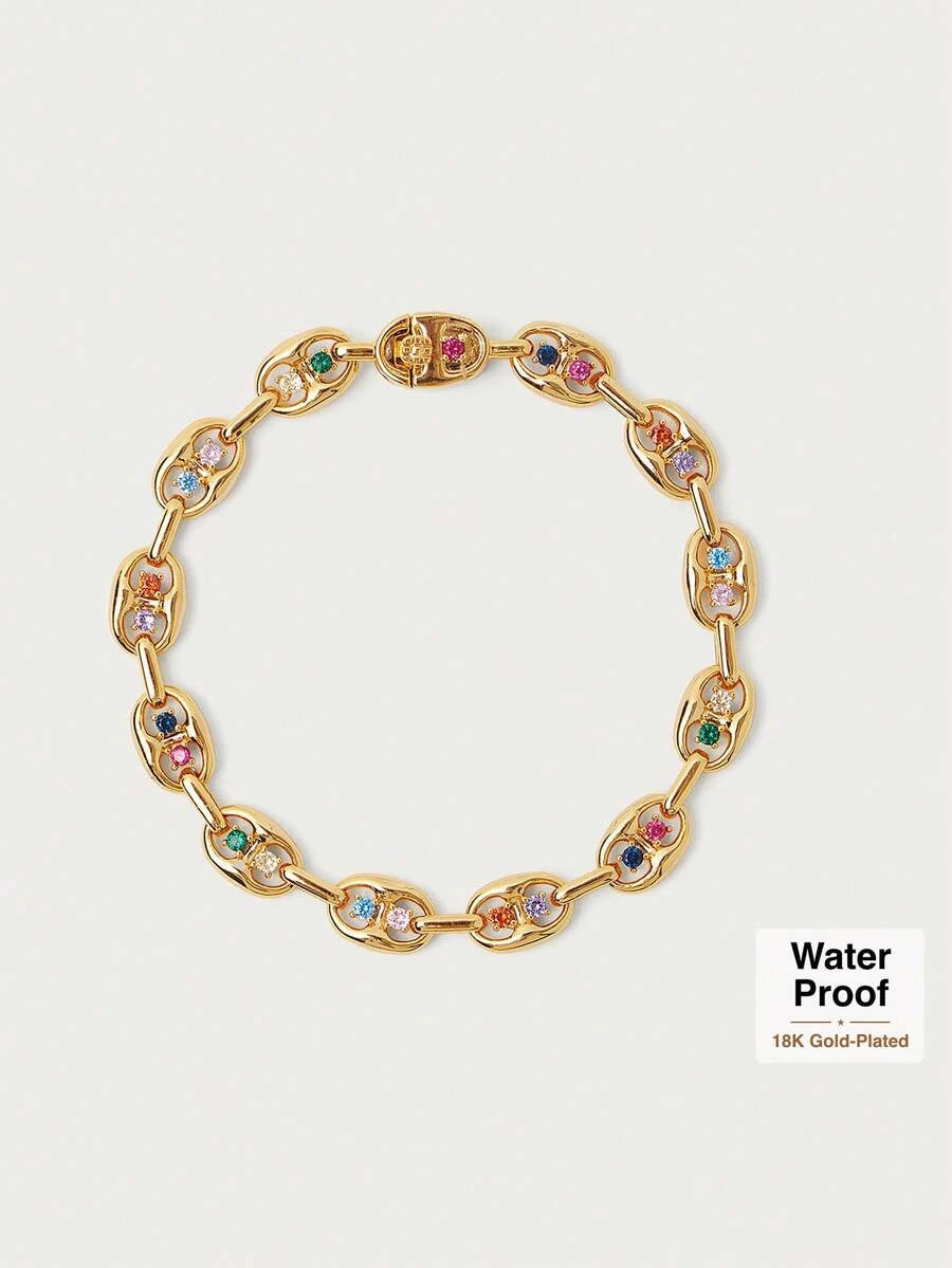 Glisma Gold-Plated Chain Bracelet
