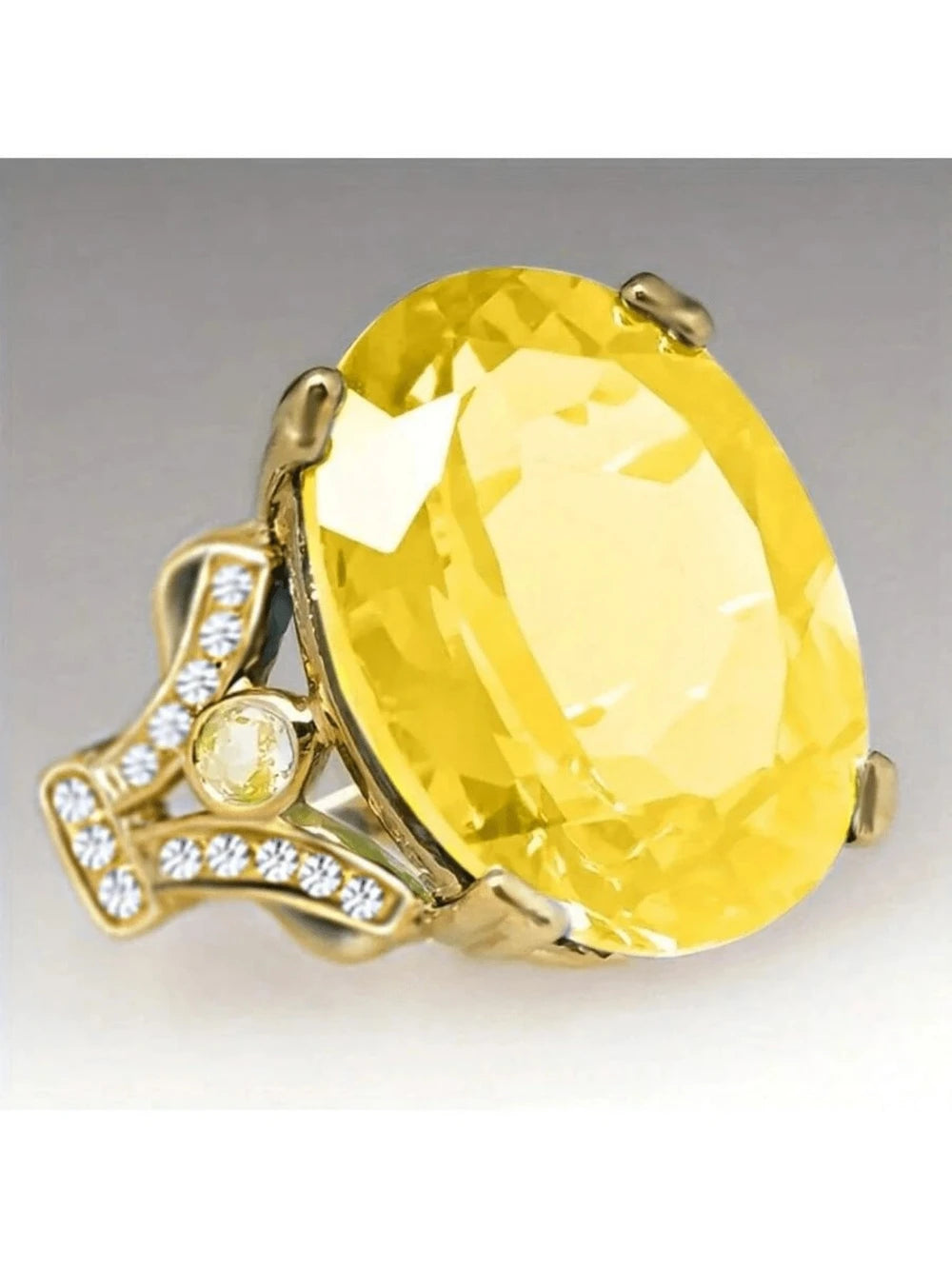 Bohemian Red Cubic Zirconia Ring