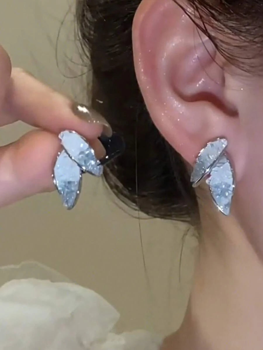 French Gradient Blue Earrings