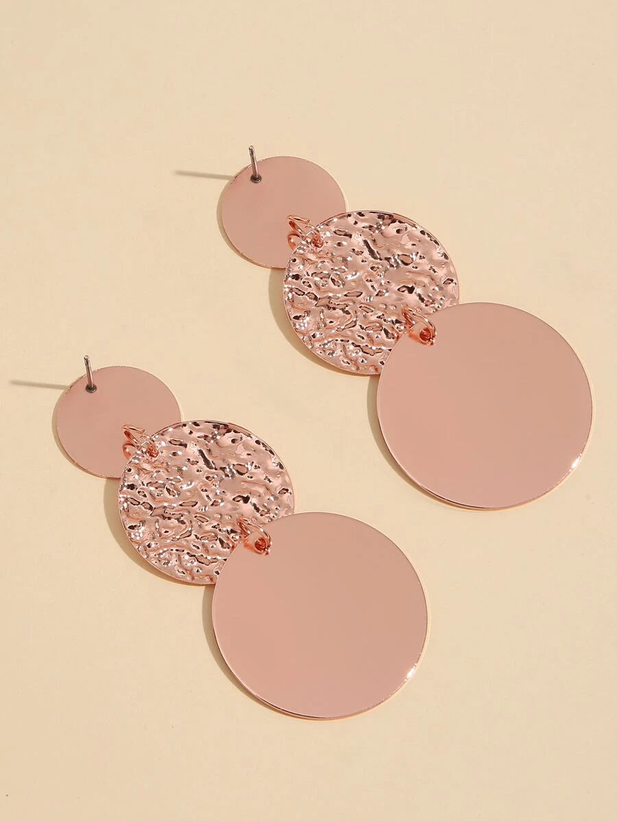 Circular Wave Pattern Fashion Earrings