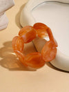 Beaded Resin Tie Dye Cuff Bracelet